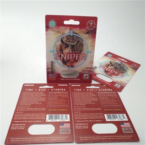 24パックディスプレイ空のパッケージ00 # カプセルビッグコック25Kセックスピルパッケージ3Dカード - Product Image 6