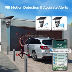 V380 Pro Dual Lens AOV Solar Powered Security <b>Camera</b> Wireless Battery Powered Network Black Light 8MP Dual Lens Solar 4G <b>Camera</b> - Product Image 3