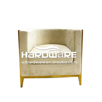 Fauteuil en velours, ensemble de chaises de loisirs au design moderne, pour salon royal, usage hôtelier, coussin personnalisé