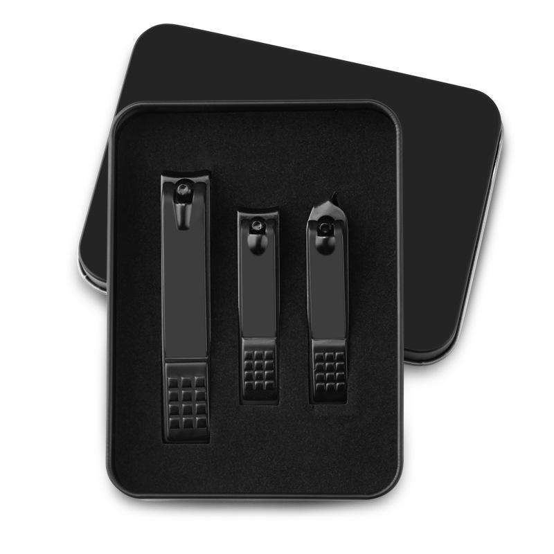 ชุดกรรไกรตัดเล็บสีดำ