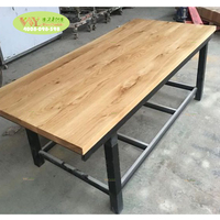16 "H Pieds et bases de table en métal noir fabriqués à la main pour tables basses | Pieds de bureau en acier | Meubles réglables et résistants à la rouille