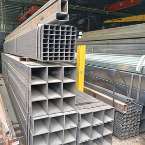 ASTM Q235 Profil en <span class=keywords><strong>acier</strong></span> doux 2x2 Tuyau carré en fer 3x3 4x4 Tube carré galvanisé - Product Image 1