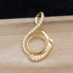 Pendentif en argent S925 en forme de note de musique et de coquille de cheval, pour création de bijoux DIY, 11,7-11,9 mm, symbole musical, accessoires de bijouterie 6075 - Product Image 4