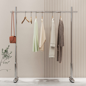 Porte-manteau en acier inoxydable, adapté aux chambres et aux salons, pour sécher les vêtements - Product Image 5