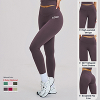 Nouveau Legging Contour Durable Personnalisé pour Femme – Leggings Super Doux en Spandex Respirant pour Gym, Fitness et Yoga