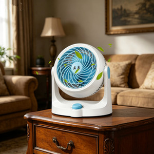 Ventilateur de circulation d'air 25 W, 3 vitesses, économie d'énergie, sur pied, pour usage domestique - Product Image 2