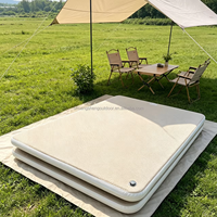 Matelas de camping auto-gonflant épais, tapis de couchage double gonflable portable et imperméable pour pique-nique et randonnée en plein air