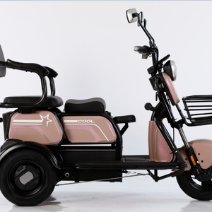 รถสามล้อไฟฟ้าดีไซน์ใหม่ 500 วัตต์ สกู๊ตเตอร์สามล้อสำหรับผู้พิการ ผลิตในจีน ใช้พลังงานแบตเตอรี่ สำหรับผู้โดยสาร - Product Image 3