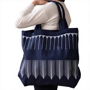 Bolsa de Mano Grande para Mujer, 100% Algodón Egipcio, Ligera y Resistente, con Asas Largas e Interior de Lona - Product Image 3