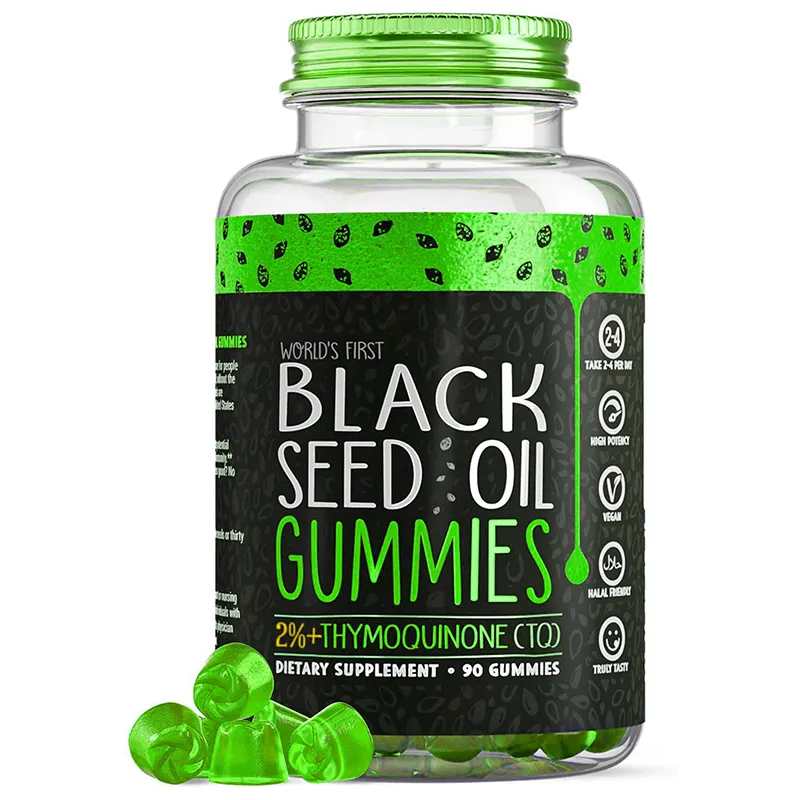 Omega 3 Fish Oil 6 9 Black Seed Oil Gummies Softgel Capsules For Immune System Booster Low Calories Sugar Free