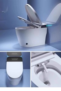 Luxury Smart Bidet <strong>Toilet</strong> Atmosphere Light <strong>Seat</strong> Heating Instant <strong>Warm</strong> Water Self Cleaning Floor Mounted Remote Control for Home - Product Image 5