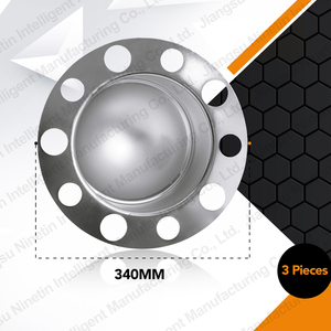 Nouveau Couvre-Essieu de Roue Avant de 22.5 Pouces, Acier Inoxydable Poli Miroir pour Semi-Camions, <span class=keywords><strong>Prix</strong></span> de Gros - Product Image 3