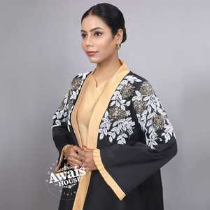 ชุดเดรสยาวแบบมุสลิมสำหรับผู้หญิงไซส์ใหญ่ คอสูง ประดับลูกปัด งานฝีมือ ดีไซน์หรูหรา แบบอาบายะห์ ผ้าคลุมแบบดูไบ สำหรับงานแต่งงานในวันอีด ปี 2025 - Product Image 2