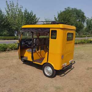 Tricycle à essence Tuk Tuk 200cc à moteur refroidi par eau, longue portée 60km, 260*132*182cm avec housses de pluie, <span class=keywords><strong>3</strong></span> <span class=keywords><strong>roues</strong></span>, <span class=keywords><strong>moto</strong></span> à essence - Ventes Flash - Product Image 2