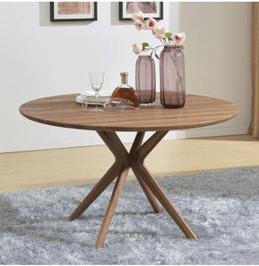Crossroads 47 "Table à manger ronde en bois frêne nordique en bois massif ronde maison salle à manger loisirs Table et chaise de bureau - Product Image 4