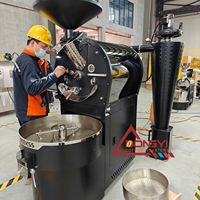 Máquina Tostadora de Café Comercial de 12 kg/lote a Precio de Fábrica, Tostadora de Café para Uso Comercial