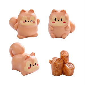 Accessoires décoratifs suspendus pour jardinage DIY, mini décorations de paysage, trou d'arbre mignon pour écureuil, petit ornement - Product Image 1