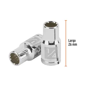 Master con 24 unità 1/4 'socket, 12 punti, 1/4 'drive, Truper - Product Image 1