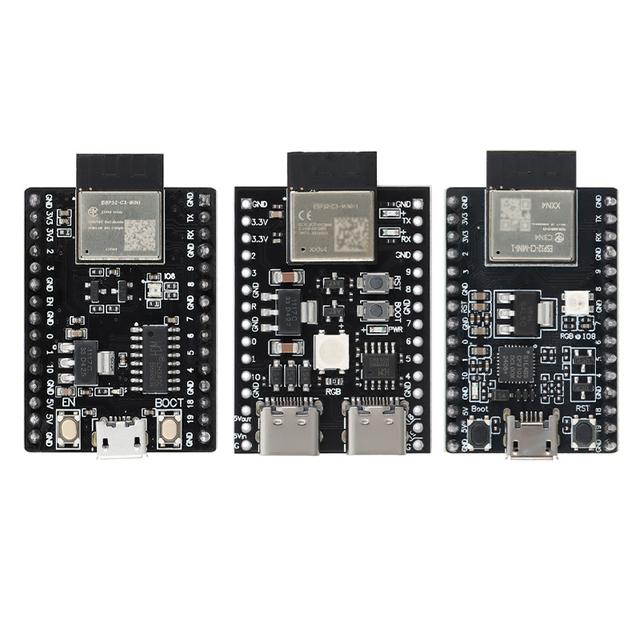 ESP32-C3-MINI Development Board Dual Type-C Wi-Fi  Programming Learning Controller Module