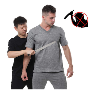 Level 5 Body Protection <b>Stab</b> <b>Proof</b> Elastic Tactical T-Shirt Short Sleeves V Neck Special Fiber Plates Camping <b>Vest</b> Made in China - Product Image 1