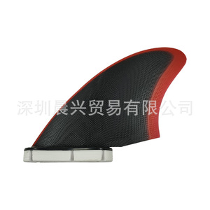 Aleta de Cola para Tabla de Surf UPSURF FCS2 K2, Doble Tab, Dos Tonos, Rojo Transparente y Negro, para Surf - Product Image 4