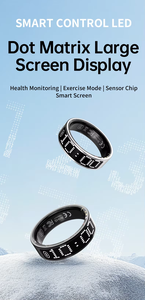 K80 Stainless Steel <b>Smart</b> Ring with Touch Screen Heart Rate Tracker GPS OLED Display IP68 Call Reminder <b>Smart</b> Ring - Product Image 4