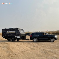 Petite maison, voiture avec roues, pré-assemblée, caravane pop top, supports sud-coréens