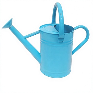 Arrosoir galvanisé le plus vendu pour plantes de jardin, arrosoir en métal galvanisé robuste, nouvel outil d'entretien des plantes et des fleurs de jardin - Product Image 1