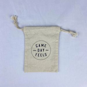 100% Organic Cotton <b>Drawstring</b> Bag High Quality Natural Color <b>Drawstring</b> <b>Pouch</b> - Product Image 5