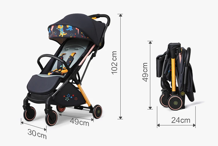 high quality auto folding baby carriage baby stroller 2 in 1 foldable china stroller baby pram