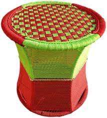 Royal Furniture Farmhouse Bamboo Stool Removable Cover Foldable Leather Upholstery <b>Light</b> Weight Easy Movable Bedroom School - Product Image 5