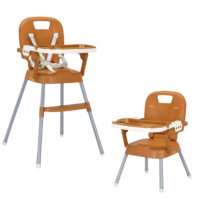 Chaise haute pour bébé avec ceintures de sécurité Chaise de salle à manger en plastique pour 0-12 mois pour table à manger pour les jeux