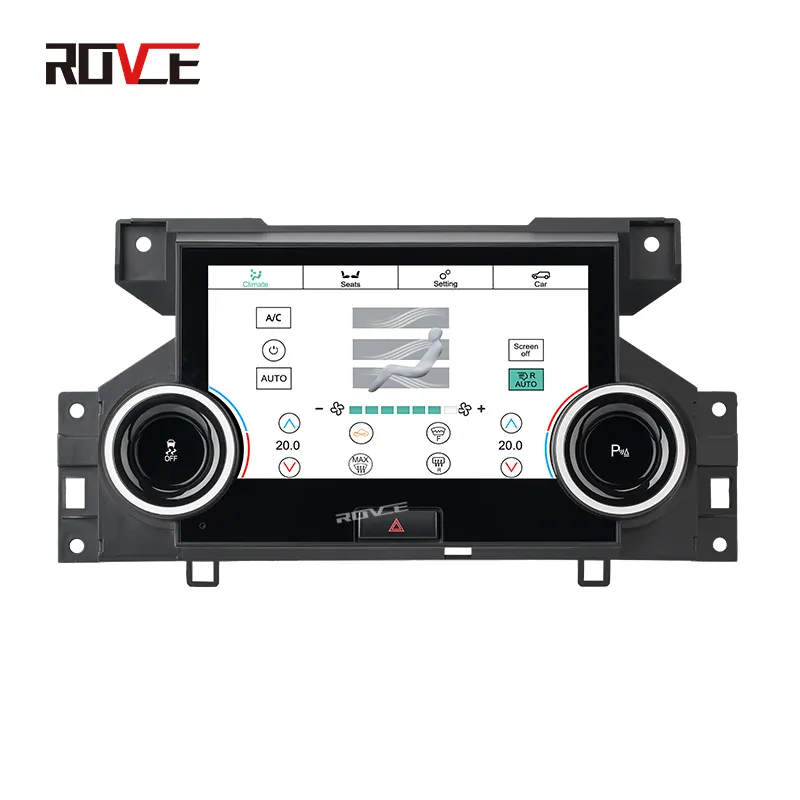 ROVCE 7นิ้วรถแผงปรับอากาศสำหรับแลนด์โรเวอร์การค้นพบ4 LR4 2010 A/C หน่วยหน้าจอการปรับปรุงใหม่อัตโนมัติอิเล็กทรอนิกส์ดิจิตอล