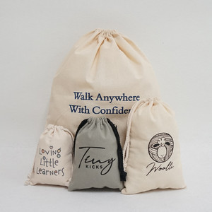 Bolsas de Algodón con Cordón para Zapatos, Diseño Personalizado al por Mayor - Product Image 4