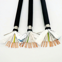 Cable de Cadena Portacables de Bajo Voltaje de Uso General con Clasificación IP67, 300V, 0-26AWG, Conductor de Cobre Desnudo, Aislamiento de TPE, Cubierta de PVC, Alta Flexibilidad