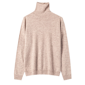 Nouveau <span class=keywords><strong>Pull</strong></span> en <span class=keywords><strong>Laine</strong></span> Pure Sans Couture à Col Roulé pour <span class=keywords><strong>Femme</strong></span>, Modèle Personnalisé, Fin et à Manches Longues, Collection Automne/Hiver 2026 - Product Image 1