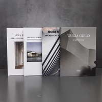 Moderne Simple Modèle Chambre Vrai Livre Salon Étude Café Livre De Bureau Décorations Douces Flip-up Anglais Simulation Livre