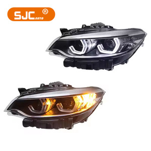 SJC tự động cho BMW 2 Series F22 F23 F87 Đèn pha 2014 2021 đầu đèn Chất lượng cao phía trước đèn 225i m235i vàng trắng <span class=keywords><strong>DRL</strong></span> - Product Image 2