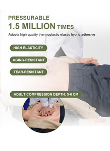 Advanced Fully Automatic Computer CPR Model Adult CPR Manikin for Medical Science Schools-PVC Material Emergency Training - Product Image 6