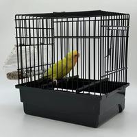 Cage à oiseaux en fer exquise, de la taille d'une paume, adaptée aux perroquets, aux canaris, etc. Convient à la décoration intérieure ou aux oiseaux de compagnie.