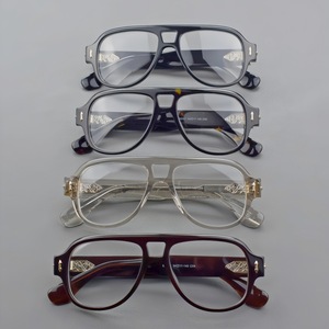 <span class=keywords><strong>MK</strong></span>-B001 Nuevas Monturas de <span class=keywords><strong>Gafas</strong></span> de Acetato Pilot para Todo Tipo de Rostro, <span class=keywords><strong>Gafas</strong></span> de Alta Calidad, Duraderas y de Lujo con Doble Puente - Product Image 1