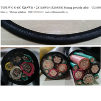 Câble minier en caoutchouc AS/NZS standard 241.1 6mm2 isolation EPR gaine CPE/PCP 95MM