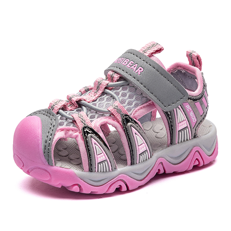 Лидер продаж, эластичные дышащие сандалии Hobibear для детей, дизайнерские сандалии, мягкие детские летние сандалии из ЭВА для детей