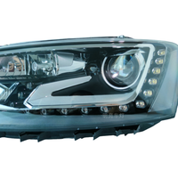 Ensemble de phares LED pour Volkswagen Jetta 2012-2013 2014, lumière bleue 6000K H3 70W 4000LM, remplacement de phare avant de véhicule