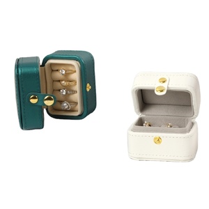 Boîte à bijoux de voyage mignonne et compacte, facile à transporter, petite boîte à bijoux, ensemble de boîtes à bijoux, boîte à bijoux de voyage - Product Image 1