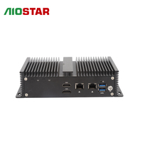 Fan-Less 4K 60HZ Industrial Mini PC with GeminiLake J5005 J4105 N4000 and N4100 CPUs Dual LAN 16G DDR4 6 USB
