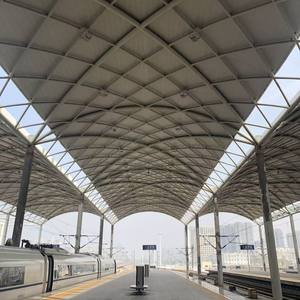 बड़े पैमाने पर वाणिज्यिक भवन निर्मित अनुकूलन मॉड्यूलर स्टील संरचना आधुनिक कार्यशाला रेलवे स्टेशन - Product Image 2