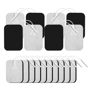 SKYFOREVER Électrodes TENS 50x70mm Non Tissées avec Câble Pin 2.0mm Auto-adhésives Réutilisables pour Appareil EMS - Product Image 5