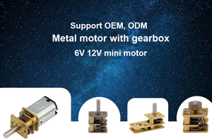 ミニ<span class=keywords><strong>DC</strong></span>モーター3V6V12ボルトGM12-N20ブラシミニメタルギアモーター - Product Image 3