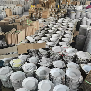 <strong>White</strong> Ceramic Stock Factory Direct Wholesale Cheap Price Ceramic Bowls Dishes &amp; Plates Tableware with Mixing Packing <strong>Dinner</strong> <strong>Set</strong> - Product Image 1